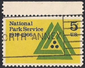 1314 5 cent National Park Service XF used