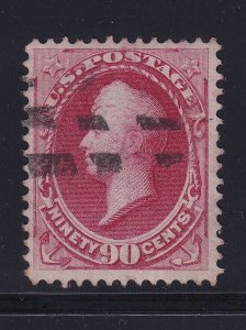 166 VF-XF used neat fancy cancel with nice color cv $ 300 ! see pic !