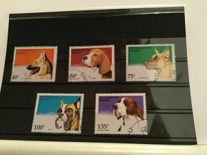 Rep du Benin dogs stamps R21935