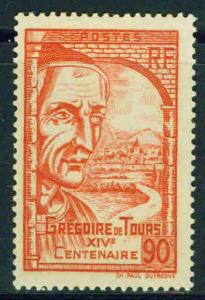 FRANCE Scott 389 Mint No Gum 1939 St. Gregory of Tours stamp