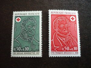 Stamps - France - Scott# B461-B462 - Mint Never Hinged Set of 2 Stamps