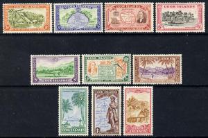 Cook Islands 1949-61 KG6 definitive set complete 10 value...