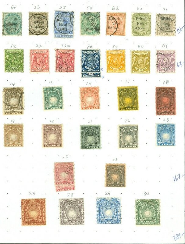 EDW1949SELL : BRITISH EAST AFRICA VF Mint & Used collection Many Better Cat $384