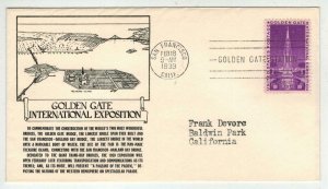 1939 GOLDEN GATE INT. EXPOSITION San Francisco LESSER SEEN 852-23
