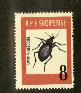 ALBANIA 662 MH SCV $7.50 BIN $3.00 INSECTS