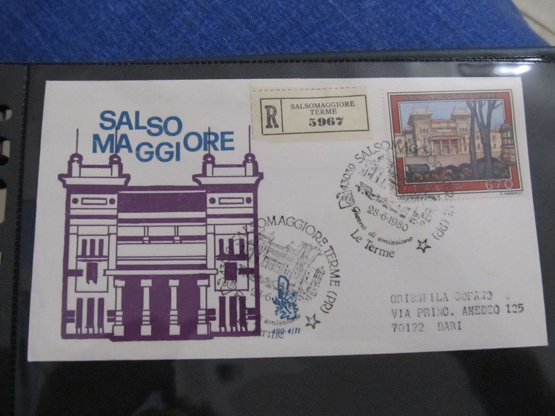 1980 Italy FDC LR121F88-