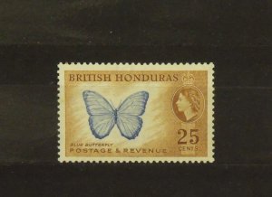 8807   Br Honduras   MH # 151   Butterfly     CV$ 7.00