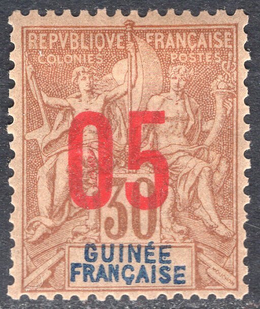 FRENCH GUINEA SCOTT 52