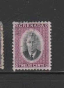 GRENADA #159 1951 12c KING GEORGE VI F-VF USED