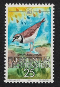 Liechtenstein Little Ringed Plover Bird WWF 1989 MNH SC#907 SG#955 MI#967