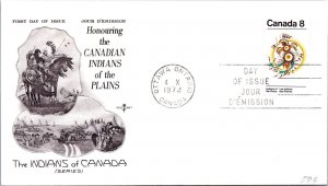 Canada 1972 FDC - Canadian Indians Of The Plains - Ottawa Ont - J8857