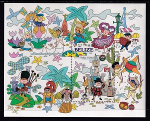 Belize 795 Disney's Souvenir Sheet MNH VF