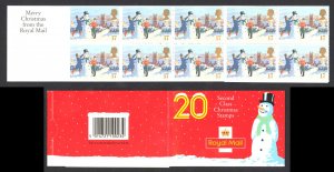 Great Britain Sc# BK836 MNH complete booklet 1990 Christmas