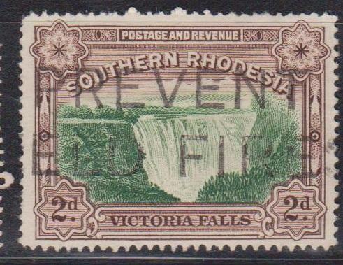 SOUTHERN RHODESIA Scott # 37 Used - Victoria Falls