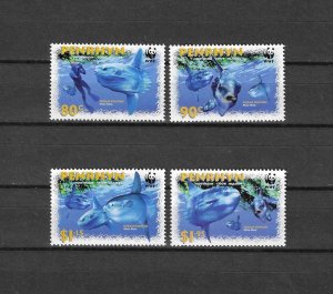 COOK ISLANDS/PENRHYN 2003 WWF SG 541/4 MNH