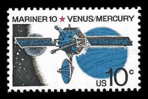PCBstamps   US #1557 10c Space Mariner 10, MNH, (19)