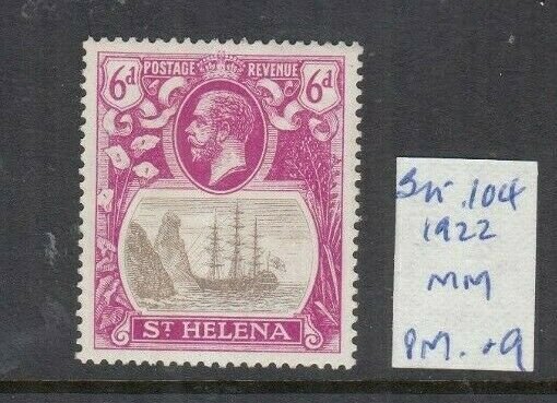 ST HELENA 1922 6D GREY/PURPLE MINT SG104