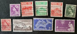 Australia, 1953-57, Food Production, QE II plus, used, SCV$3.00