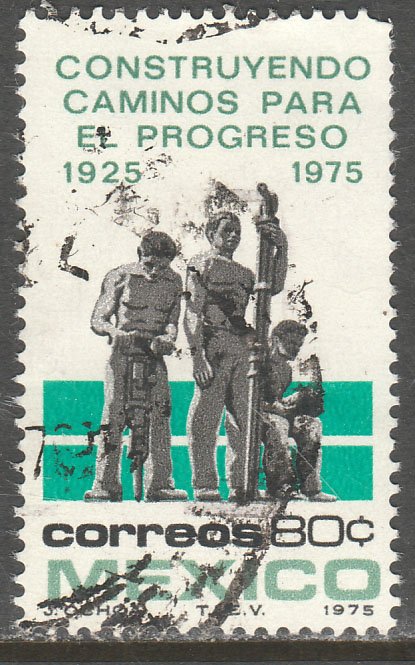 MEXICO 1108 50th Anniversary of road building USED. F-VF. (1328)