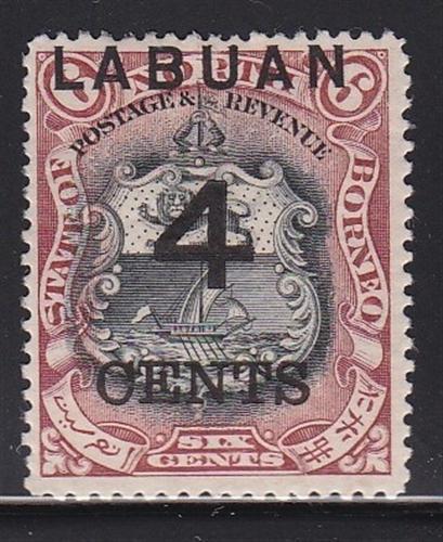 Labuan  Sc# 88  VF-MH  nice color cv $ 28 ! see pic !