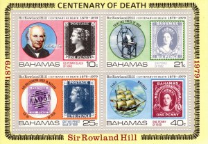 Bahamas 1979 Death Centenary of Sir Rowland Hill, Miniature Sheet [Mint]