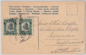 58657 - PANAMA - POSTAL HISTORY: POSTCARD to  AUSTRALIA  1906