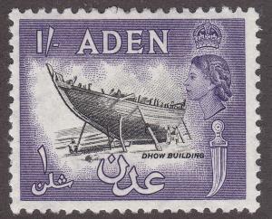 Aden 55a Dhow Building 1955