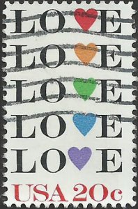# 2072 USED LOVE STAMP