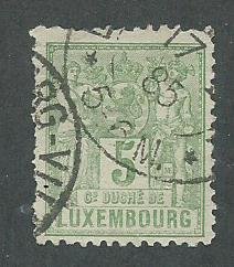 Great Starter Collection of Early Luxembourg Used Stamps