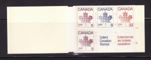 Canada 946b Complete Booklet MNH Maple Leafs