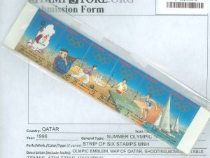 Qatar #874a-f  Single (Complete Set) (Olympics)