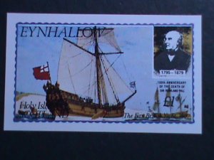 SCOTLAND EYNHALLOW-1979-CENTENARY DEATH OF SIR ROWLAND HILL-IMPERF S/S-MNH-VF