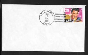 Just Fun Cover #2721 FDC Elvis Presley St. Josephh IL. JAN/08/1993 (my3195)