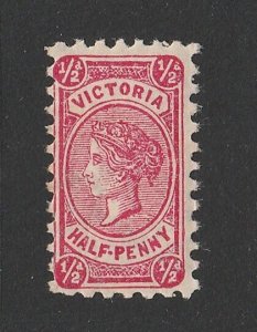 VICTORIA 1882 QV ½d rosine, wmk V crown sideways (SG w33), perf 12½. MNH **.