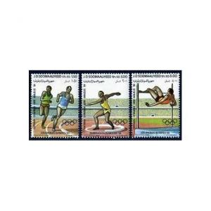 Somalia 535-537,537a,MNH.Michel 353-355,Bl.15. Olympics Los Angeles-1984.Discus,