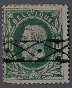 Belgium #32 Used VG Perf 15 Roller Cancel Bright Green HRM