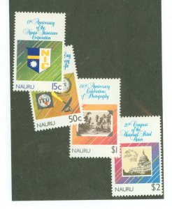 Nauru #358-61 Mint (NH) Single (Complete Set)