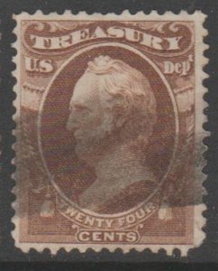 U.S. Scott #O80 Scott - Official Treasury Dept. Stamp - Used Single