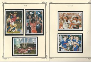 Gambia Collection 1996-1998 on Scott Specialty Pages, Mint NH Sets & Sheets