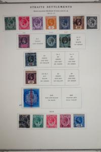 Straits Settlements Mint and Used Stamp Collection