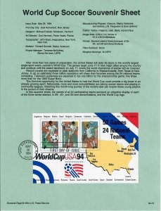US SP1069 World Cup Soccer Souvenir Page #2837