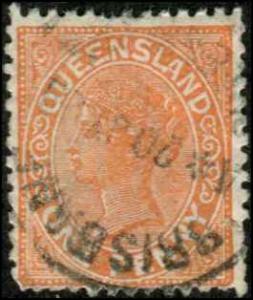 South Australia SC# 57 Victoria 1d Used wmk 68 CDS