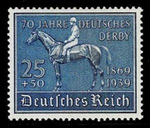 Germany 1939,Sc.#B144 MNH, 70 years German Derby