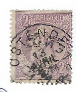 Belgium SC#59 Used F-VF SCV$35.00...Great Spot(s)!