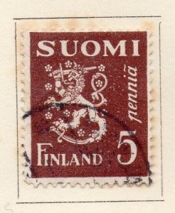 Finland 1930 Early Issue Fine Used 5p. NW-214503