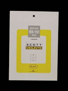 Scott/Prinz Pre-Cut Souvenir Sheets Small Panes Stamp Mounts 185x151 #993 Clear