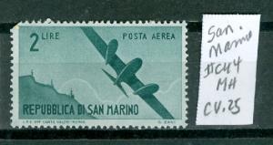 San Marino #C44 mint hinged CV$.25