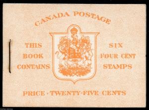 CANADA COMPLETE UNEXPLODED BOOKLET STANLEY GIBBONS #SB51  MINT NH STAMPS
