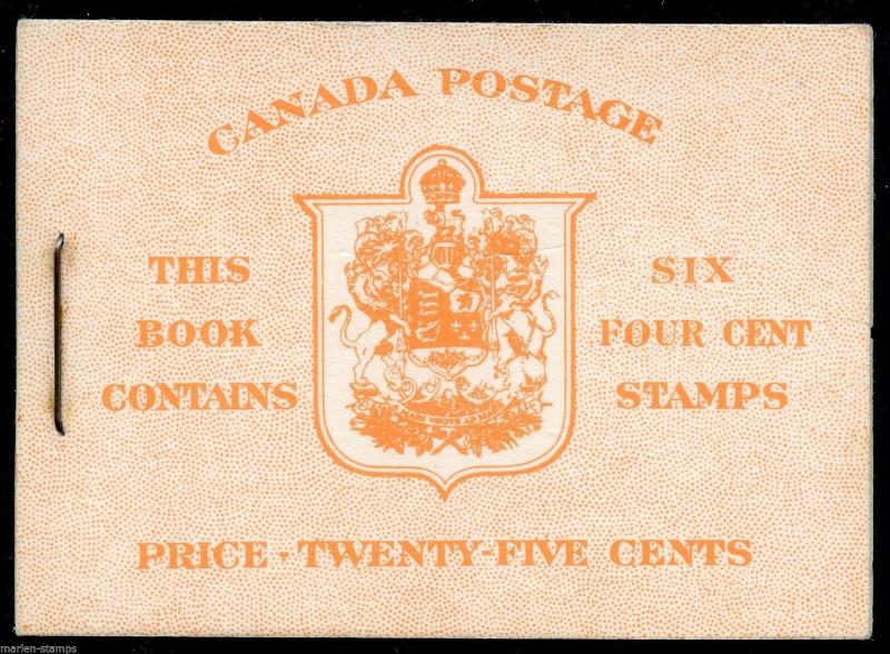 CANADA COMPLETE UNEXPLODED BOOKLET STANLEY GIBBONS #SB51  MINT NH STAMPS