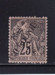 New Caledonia Scott # 28 F-VF OG previously hinged nice color scv $110 see pic !